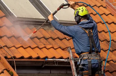 Démoussage et hydrofuge de toiture à Villard-Sallet
